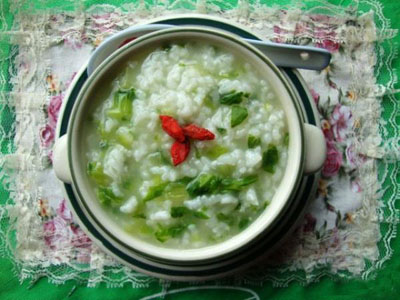 軟香滑口 清香生菜粥
